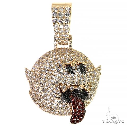 Mini Mario Ghost Diamond Pendant 68224