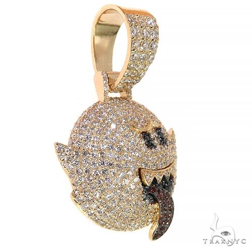 Mini Mario Ghost Diamond Pendant 68224