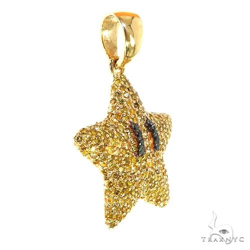 Mini Mario Star Yellow Diamond Pendant 68223