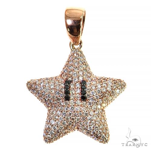 Mini Mario Star Diamond Pendant 68222