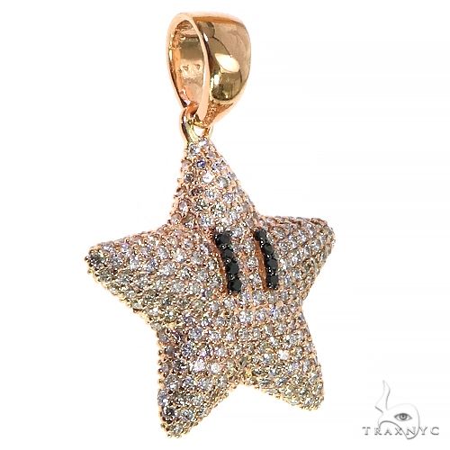 Mini Mario Star Diamond Pendant 68222
