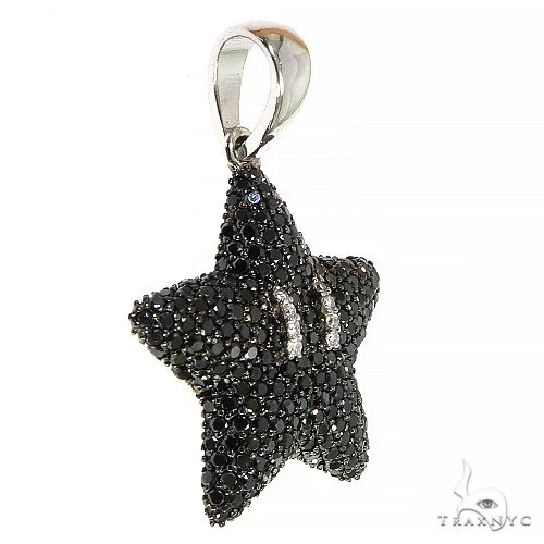 Mini Mario Star Black Diamond Pendant 68221