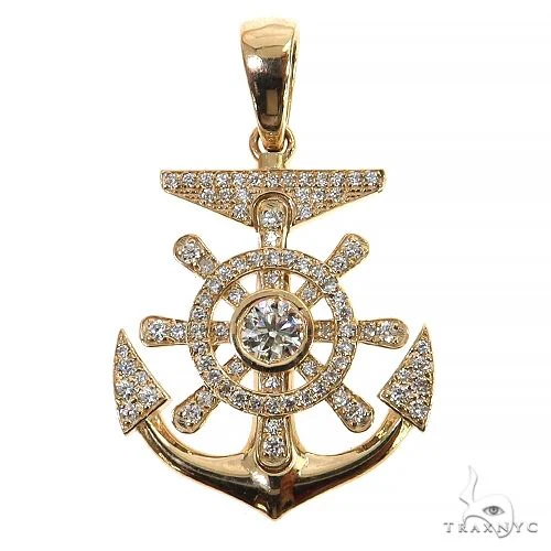 Mini Anchor Diamond Pendant 68220