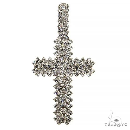 Large Diamond Cross Pendant (Lab) 68213