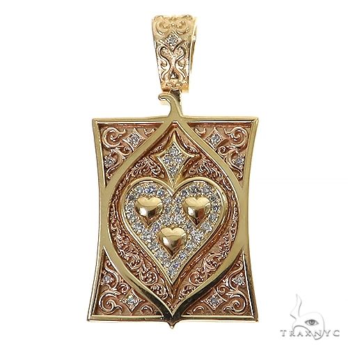 Spade Card Diamond Pendant 68699