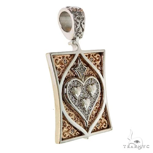 Spade Card Diamond Pendant 68700