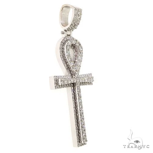 Diamond Ankh Cross Pendant 68706