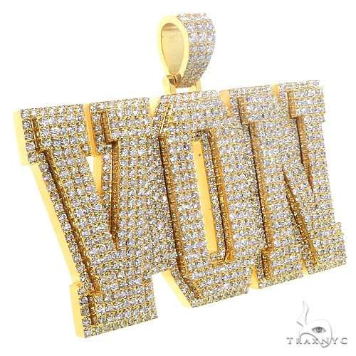 Diamond Name Pendant 68714