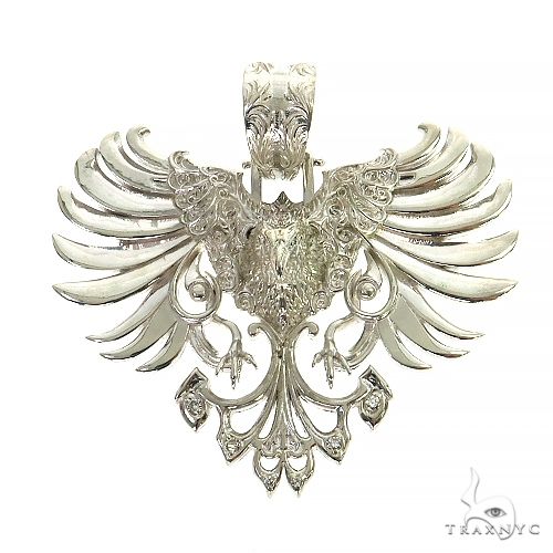 .925 Silver Vulture Pendant 68740