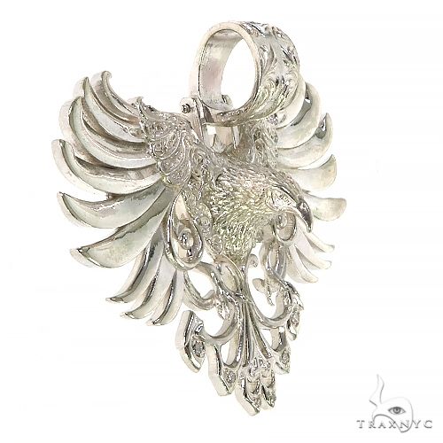 .925 Silver Vulture Pendant 68740