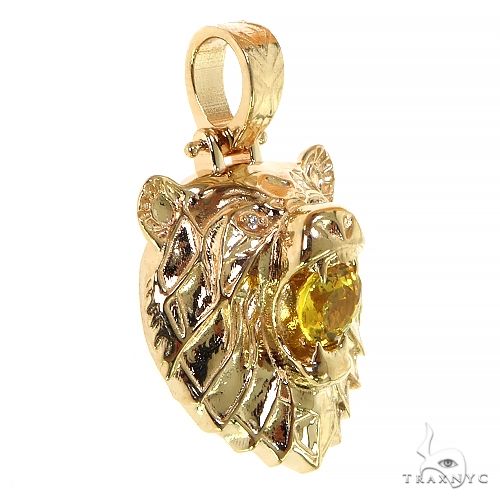 14K Gold Grizzly Bear Pendant 68745