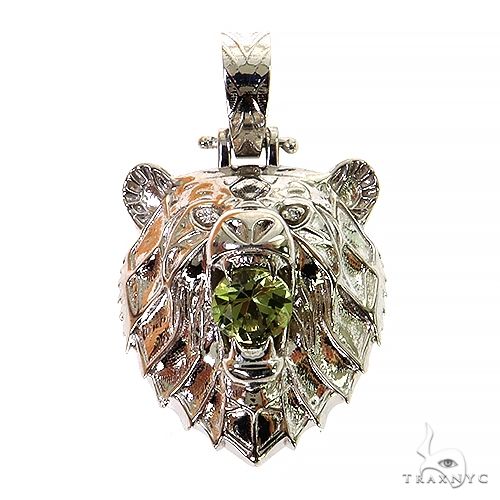 14K Gold Grizzly Bear Pendant 68747