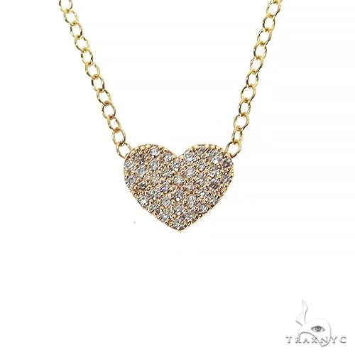 Small Heart Diamond Pendant 68748