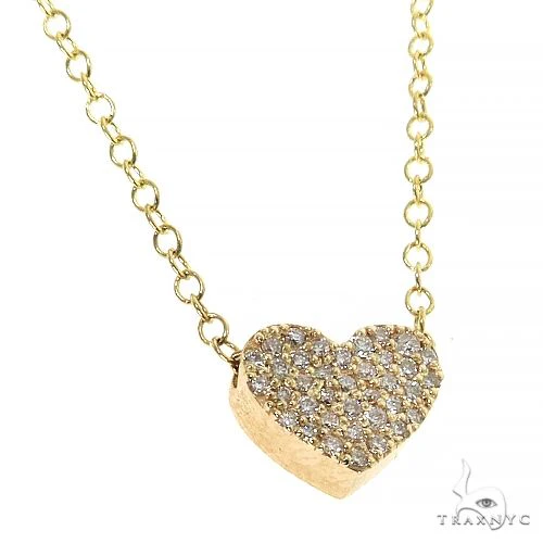 Small Heart Diamond Pendant 68748