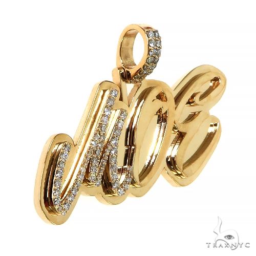 Custom Made Diamond Name Pendant 68755