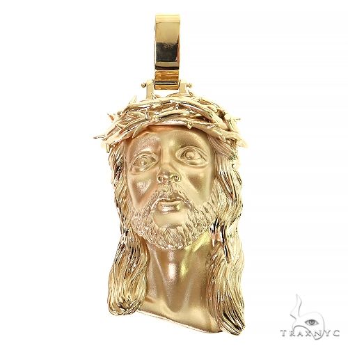 14K Gold Jesus Pendant 68764