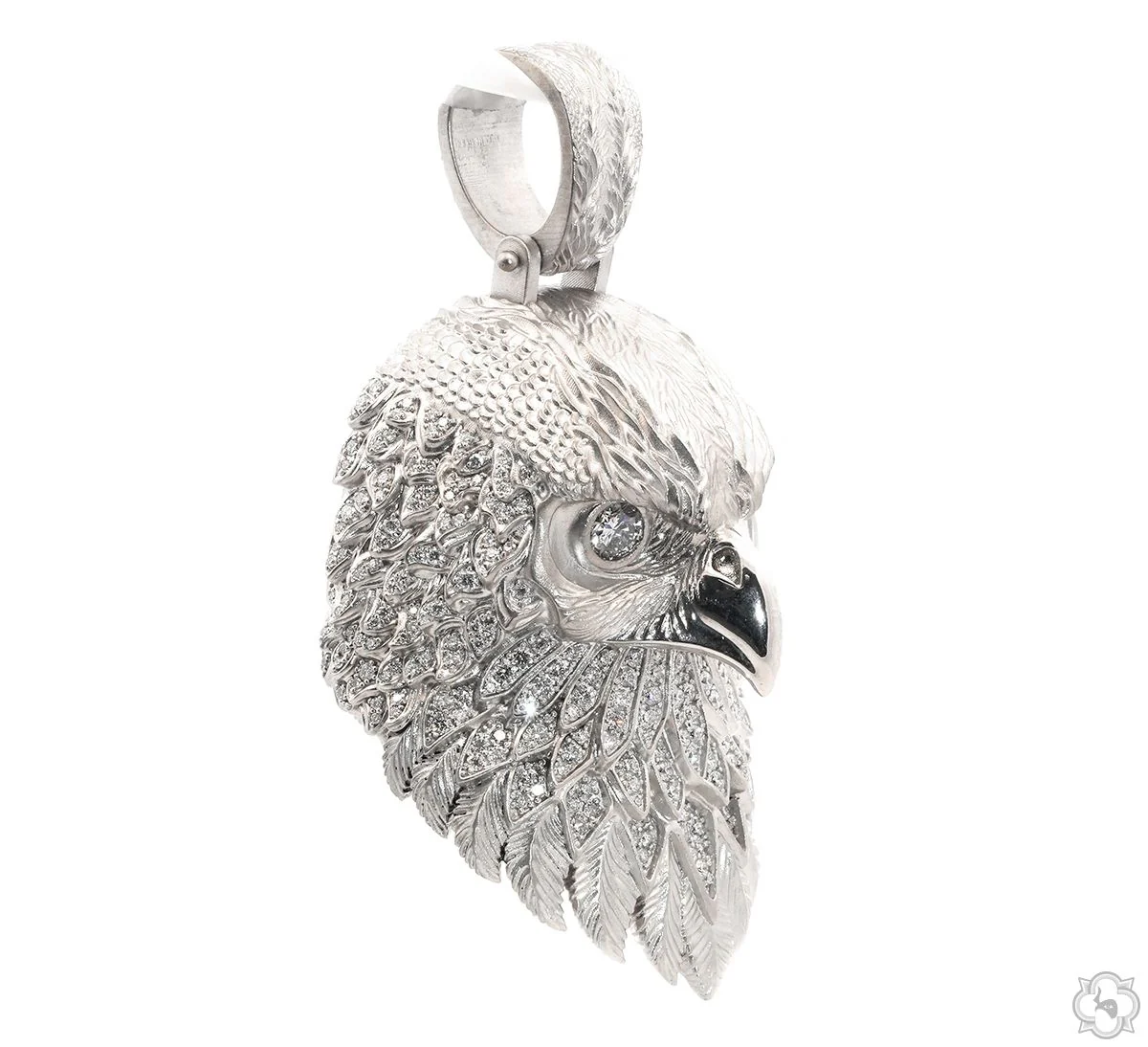 Eagle Head Diamond Pendant 68807