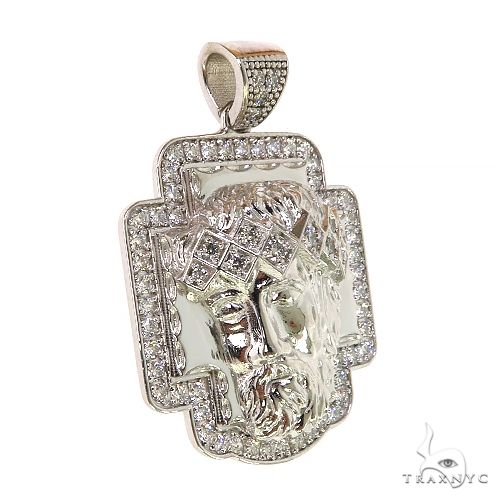 Custom Made Diamond Jesus Pendant 68815