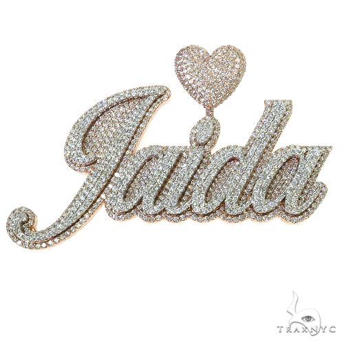 Custom Made Diamond Name Pendant 68821