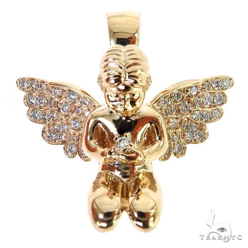 Praying Angel Diamond Pendant 68831