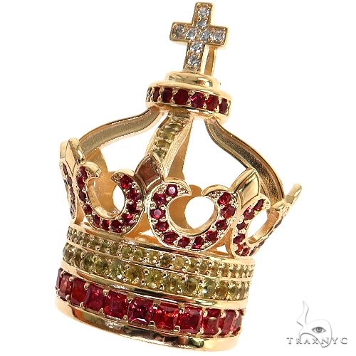 9280-sapphire-diamond-crown-pendant-68841-3.jpg Sapphire Diamond Crown Pendant 68841