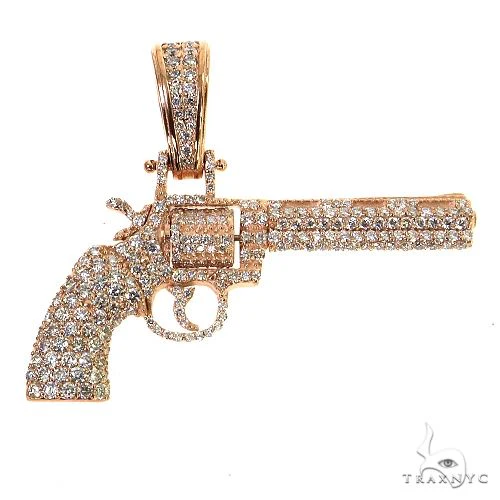 Diamond Revolver Pendant 68878