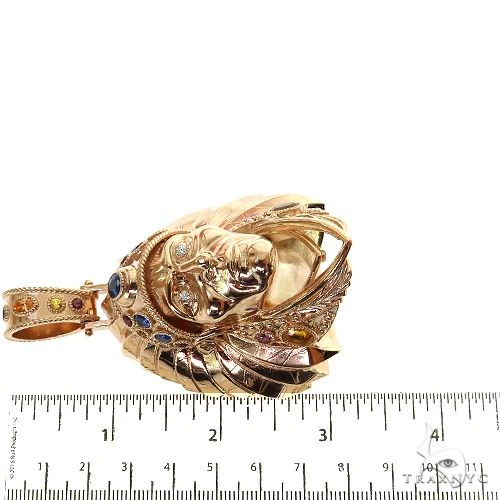 9361-multi-color-sapphire-indian-head-pendant-68885-7.webp Multi Color Sapphire Indian Head Pendant 68885