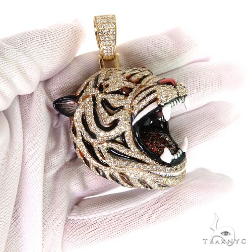 9381-enameled-tiger-head-diamond-pendant-68899-7.jpg Enameled Tiger Head Diamond Pendant 68899