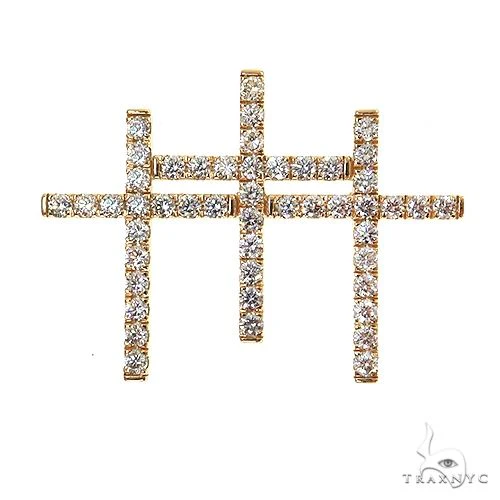 TraxNYC Triple Cross Diamond Pendant  68947