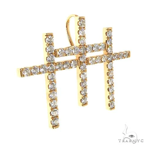 TraxNYC Triple Cross Diamond Pendant  68947