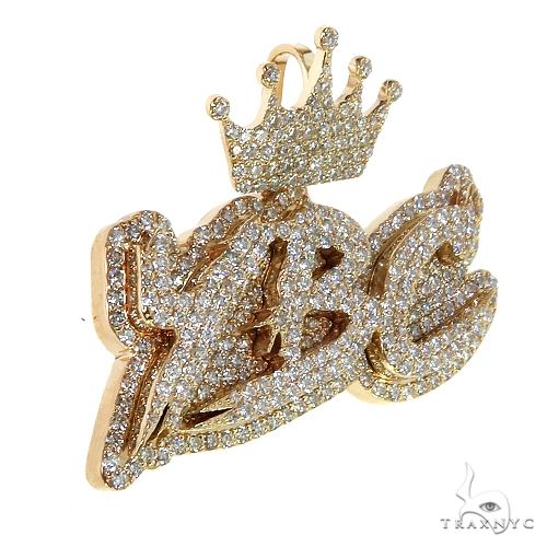 Diamond Crown Name Pendant 69072