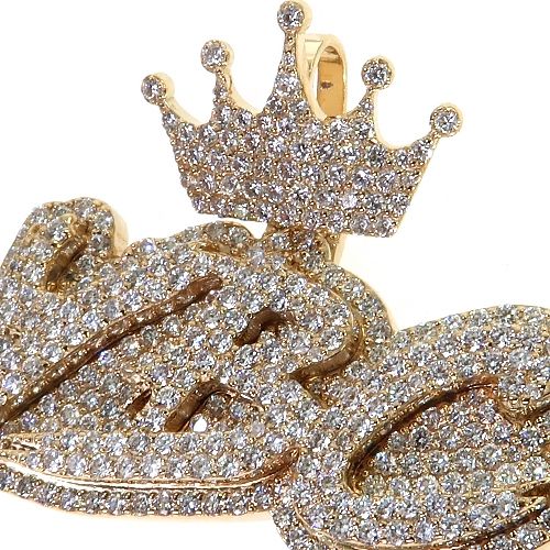 9528-diamond-crown-name-pendant-69072-3.jpg Diamond Crown Name Pendant 69072