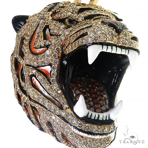 9558-diamond-tiger-head-pendant-69146-3.jpg Diamond Tiger Head Pendant 69146