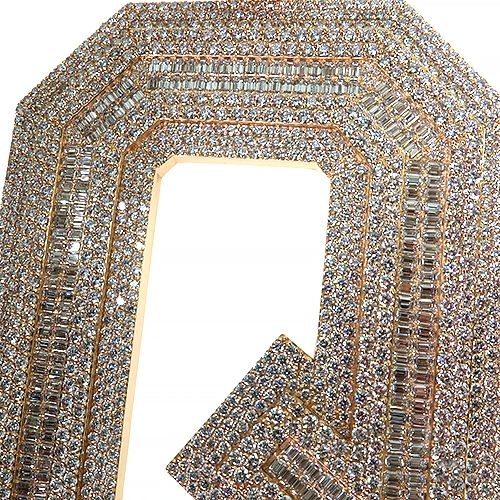 9580-emerald-diamond-initial-pendant-xxl-lab-69327-3.jpg Emerald Diamond Initial Pendant -XXL- Lab 69327