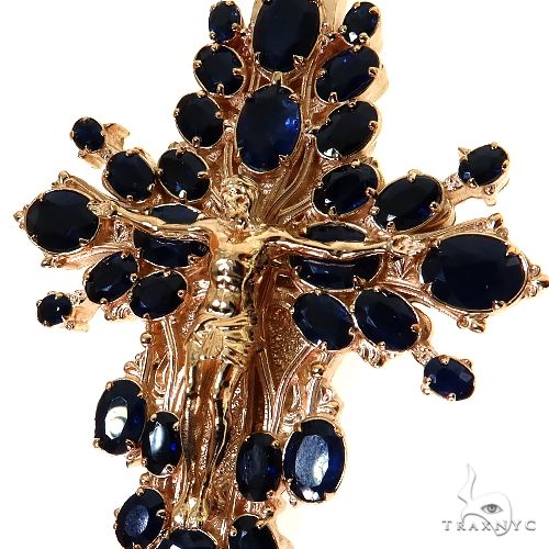 9588-sovereign-s-halo-sapphire-cross-pendant-69405-3.jpg Sovereign's Halo Sapphire Cross pendant 69405