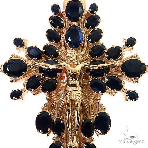9588-sovereign-s-halo-sapphire-cross-pendant-69405-4.jpg Sovereign's Halo Sapphire Cross pendant 69405