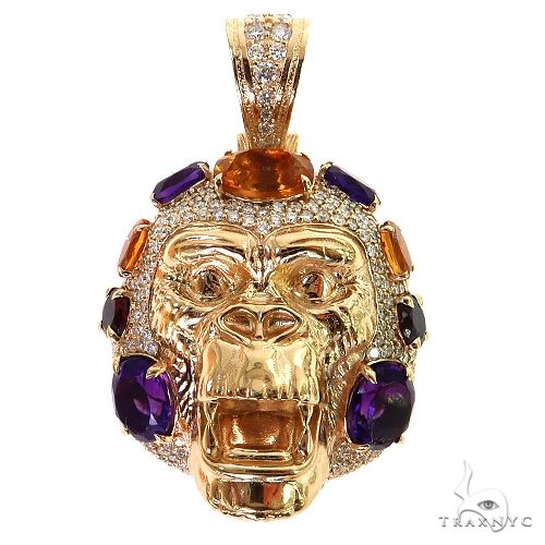 TraxNYC Monkey Head Pendant 69407