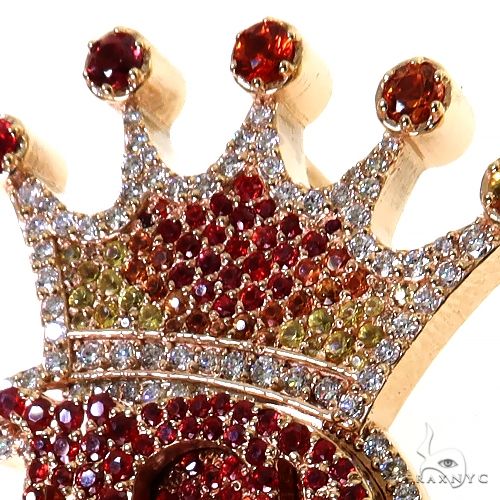 9619-fire-sapphire-initial-crown-pendant-69528-3.jpg Fire Sapphire Initial Crown Pendant 69528