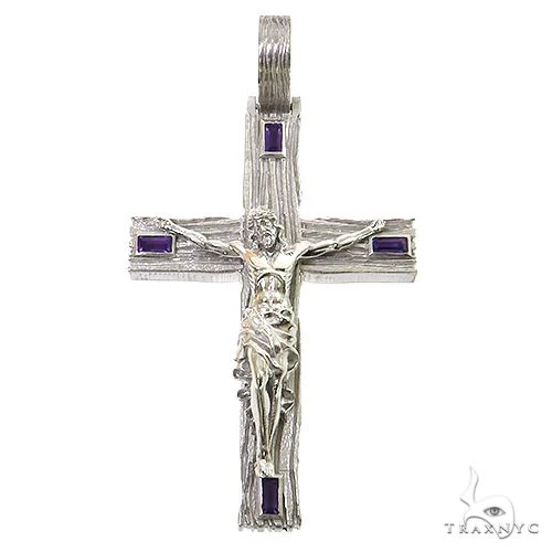.925 Silver Midnight Redemption Cross Pendant 69572
