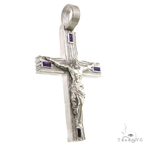 .925 Silver Midnight Redemption Cross Pendant 69572