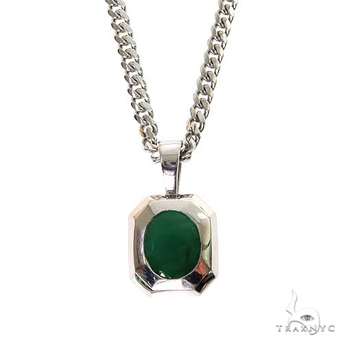 Mystical Meadow Emerald Pendant .925 Silver 69628