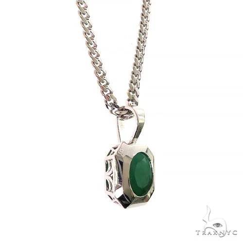 Mystical Meadow Emerald Pendant .925 Silver 69628