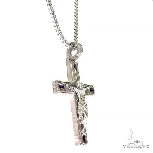 .925 Silver Midnight Redemption Cross Pendant Set 69686
