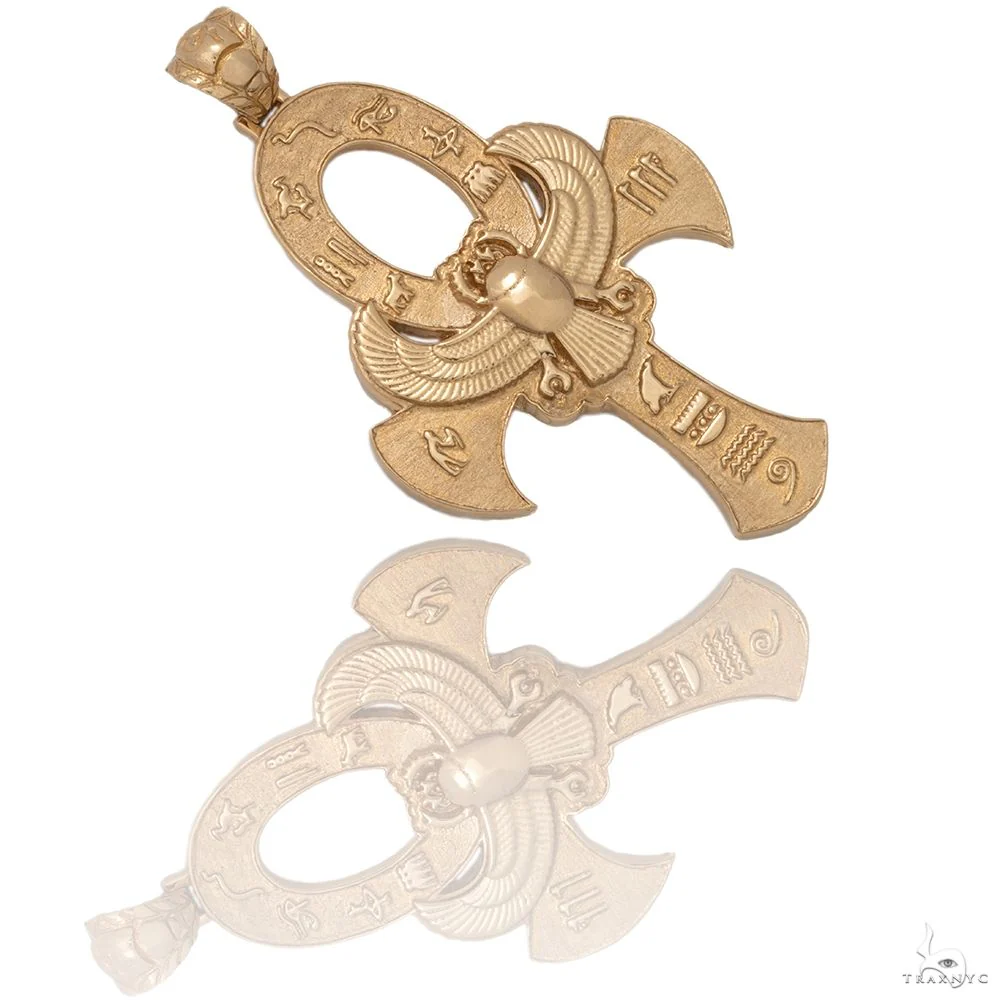 14K Yellow Gold Ankh Pendant 69752