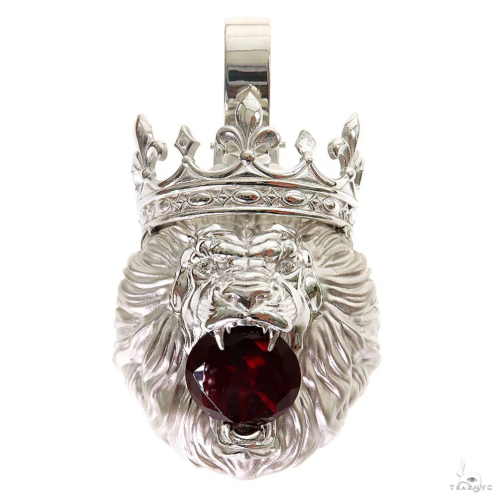 .925 Silver Lion Pendant 69895