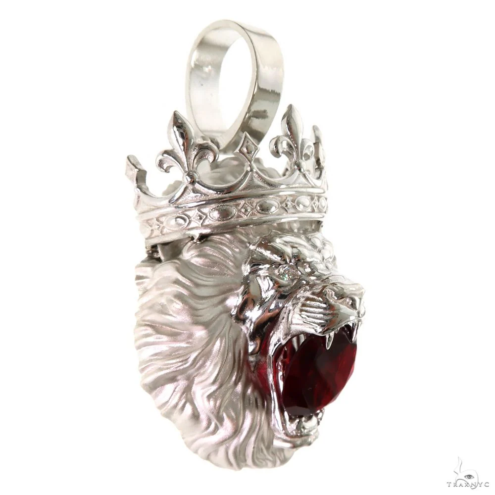 .925 Silver Lion Pendant 69895