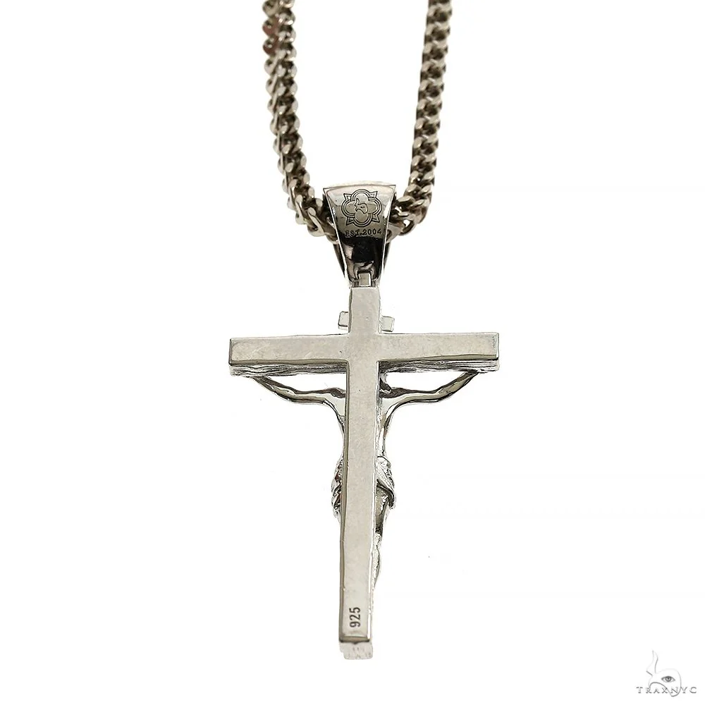 9776-silver-crucifix-jesus-cross-pendant-franco-chain-set-70024-4.webp Silver Crucifix Jesus Cross Pendant Franco Chain Set 70024