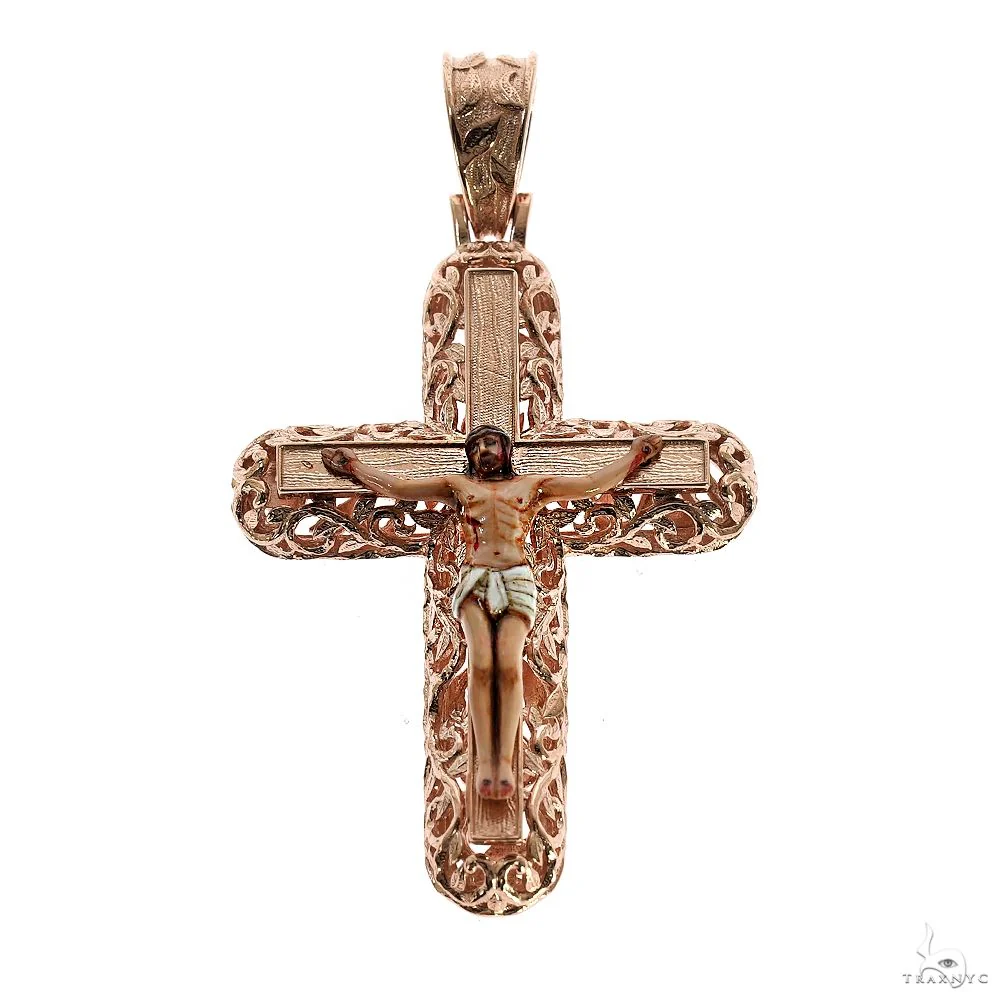 14K Gold Jesus Pendant 70042