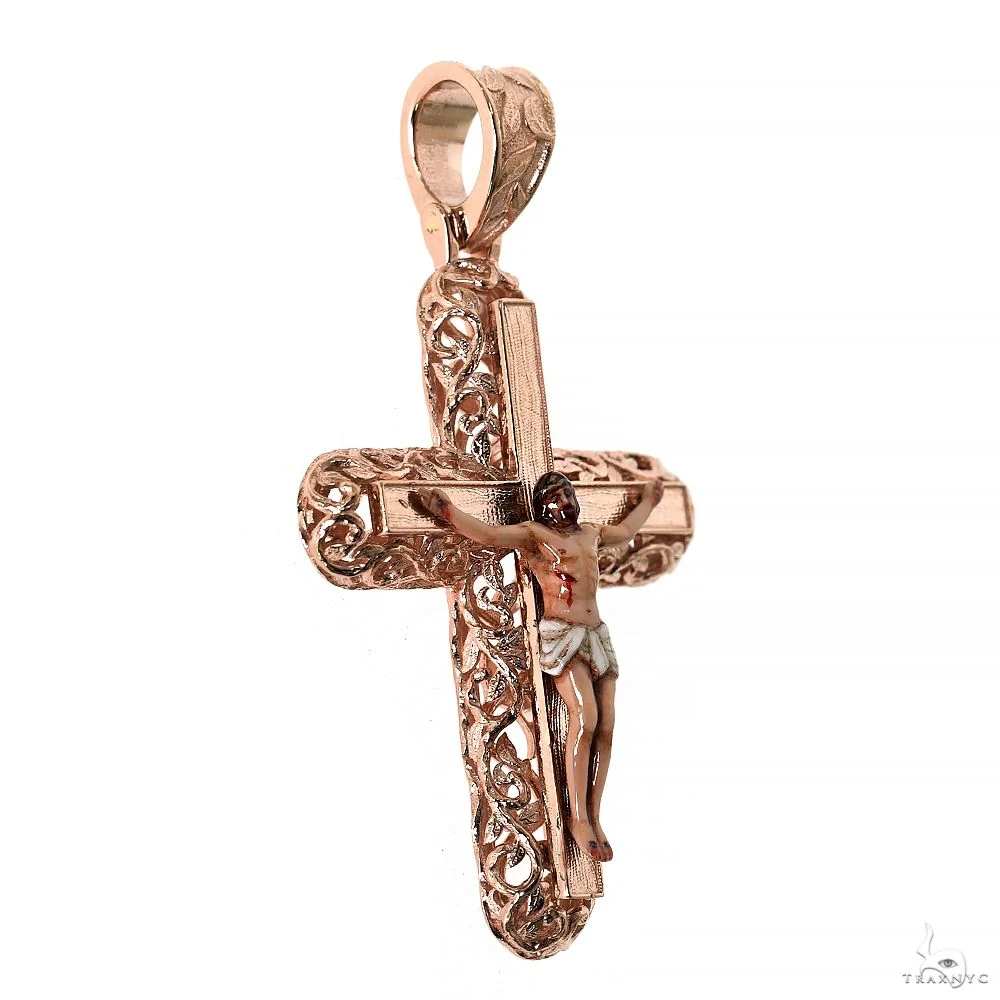 14K Gold Jesus Pendant 70042