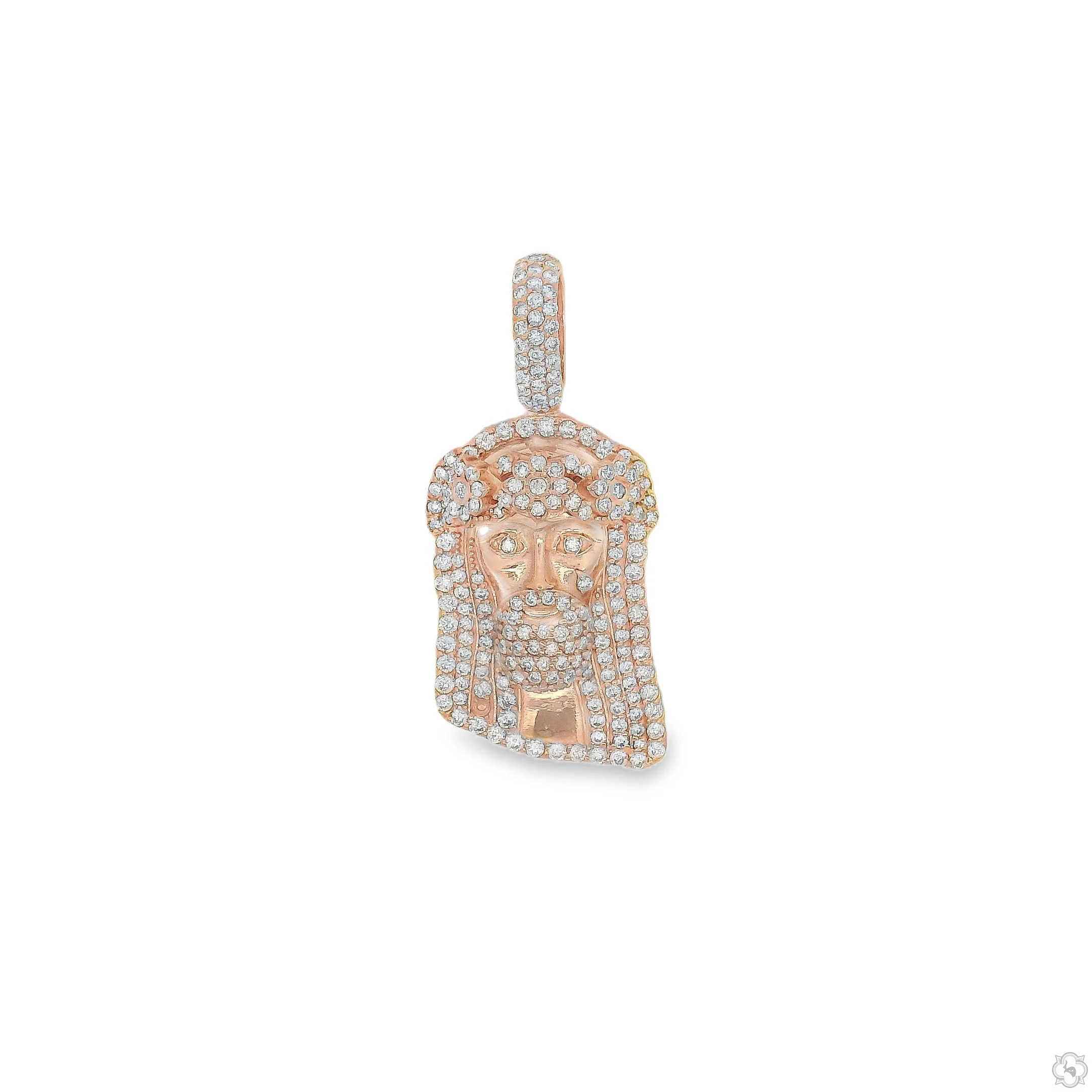 TraxNYC Crowned Jesus Pendant - Small 70185